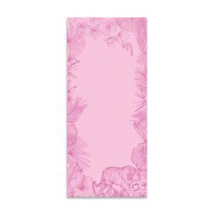 Telo mare floreale rosa