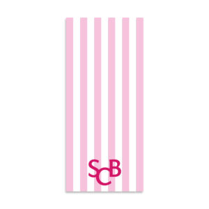 Telo mare righe rosa